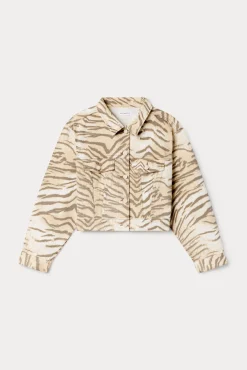 essential crop denim jacket