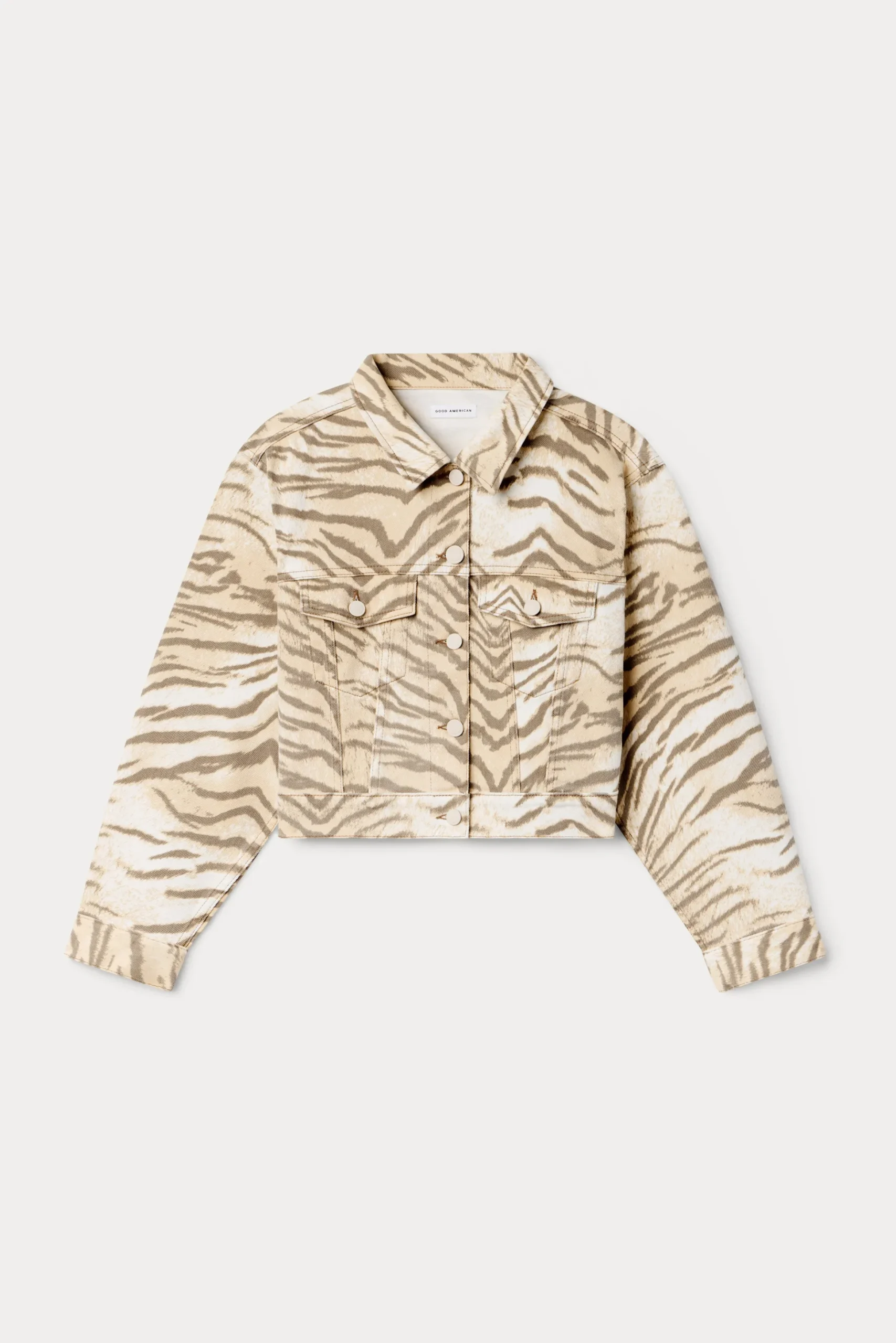 essential crop denim jacket