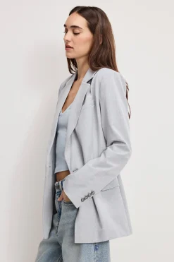 essential suiting belted blazer