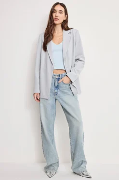 essential suiting belted blazer