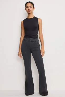 essential suiting flare trousers