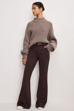 essential suiting flare trousers