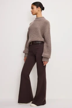 essential suiting flare trousers