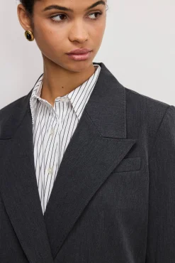 essential suiting oversized double breasted blazer