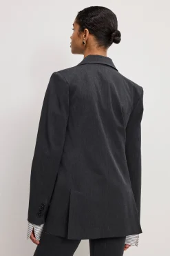 essential suiting oversized double breasted blazer