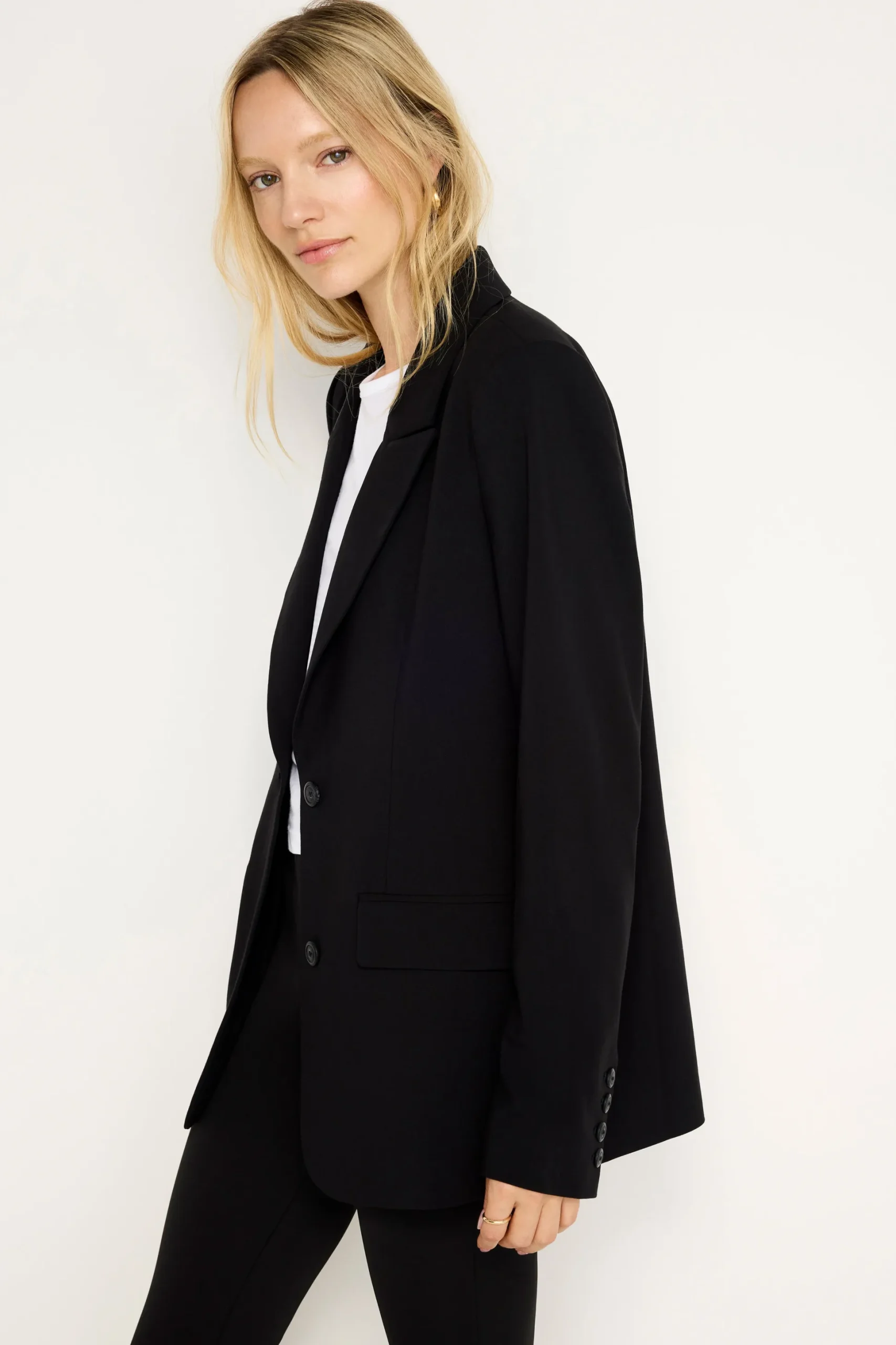essential suiting oversized blazer
