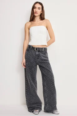 essential suiting strapless top