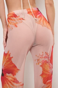 gauze mesh wide leg