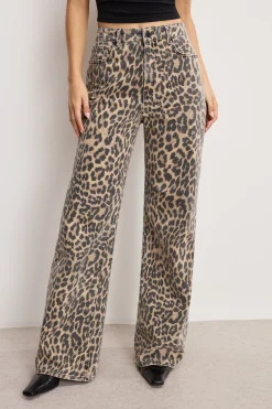 good ease leopard jeans