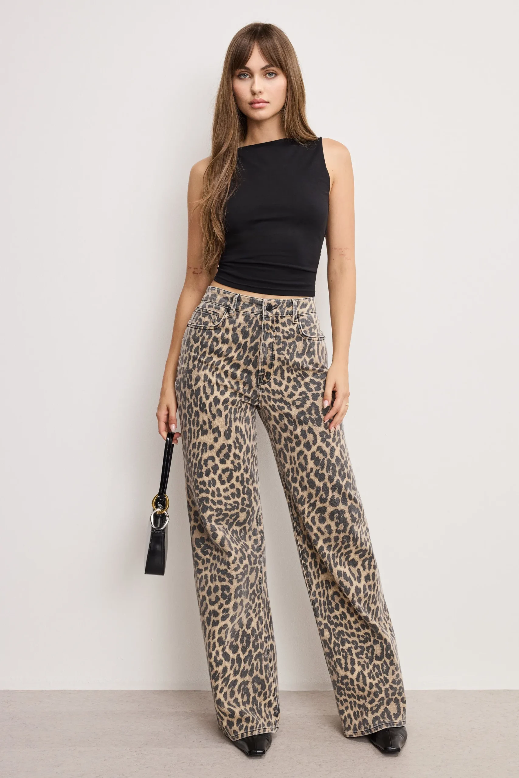 good ease leopard jeans