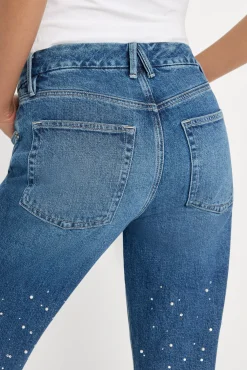 good icon straight ankle pearl jeans