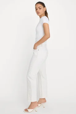 good icon straight ankle pearl jeans