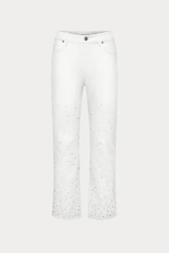 good icon straight ankle pearl jeans
