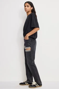 good icon straight diamond jeans