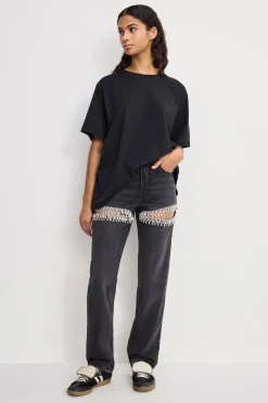 good icon straight diamond jeans