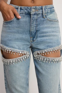 good icon straight diamond jeans