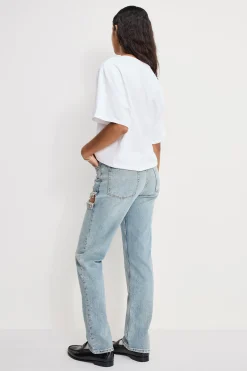 good icon straight diamond jeans