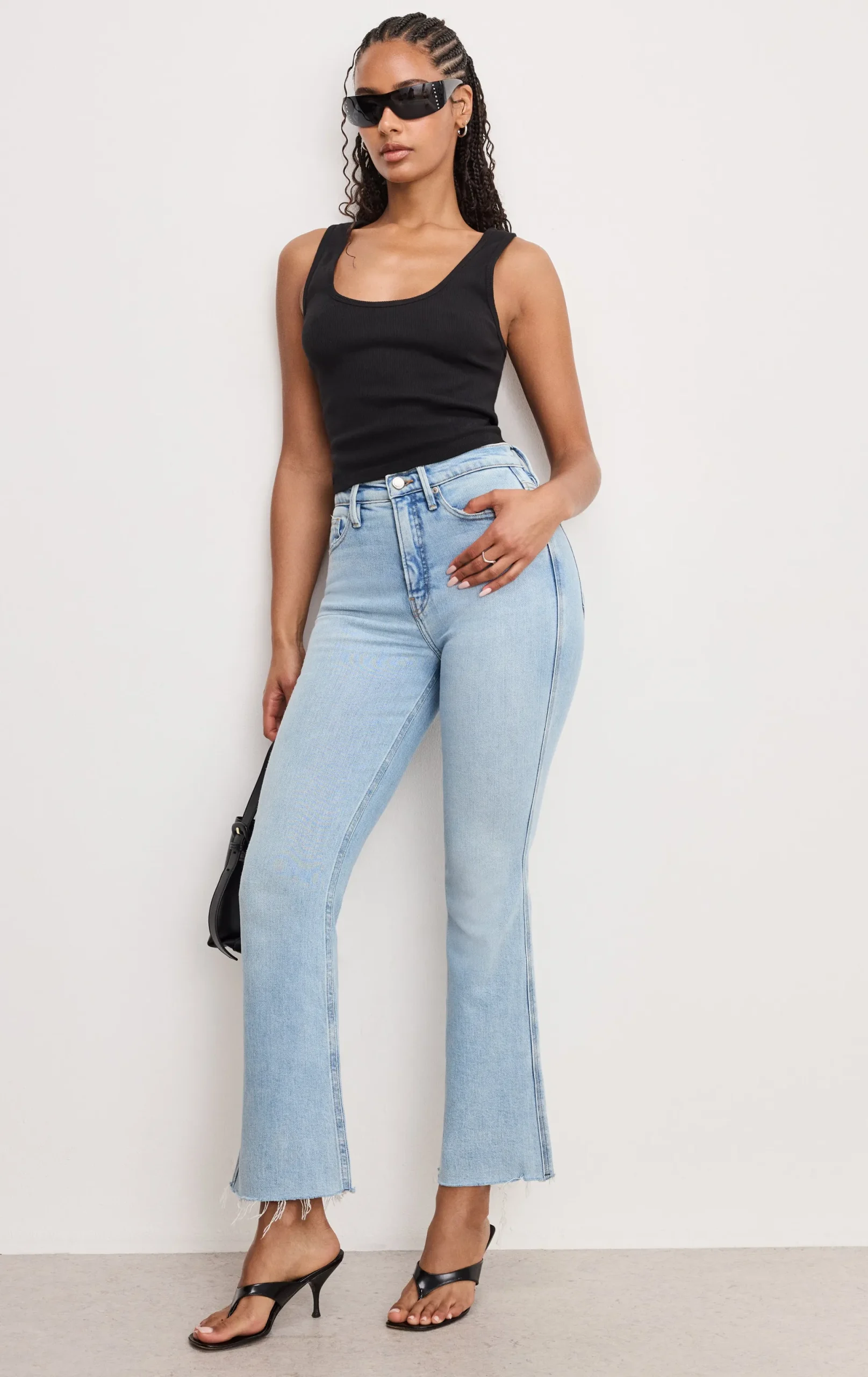 good kick flare jeans