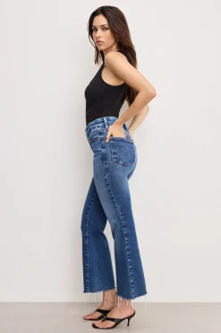 good legs cropped mini boot jeans