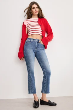 good legs cropped mini boot jeans