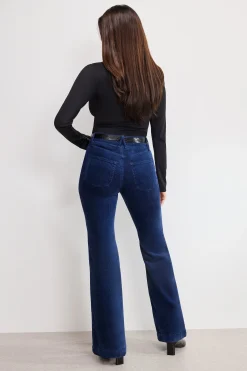 good legs flare corduroy pants