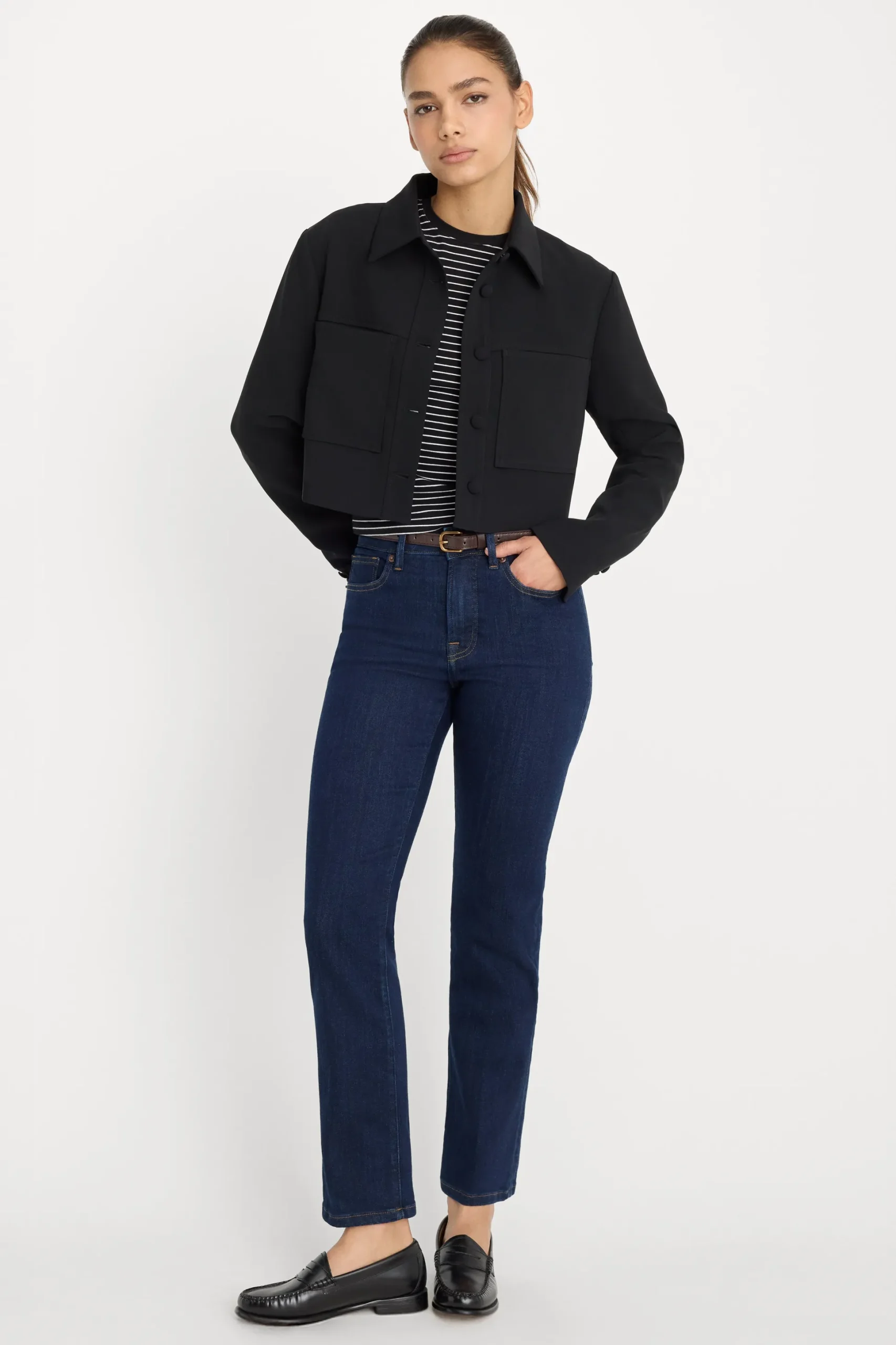good legs straight jeans