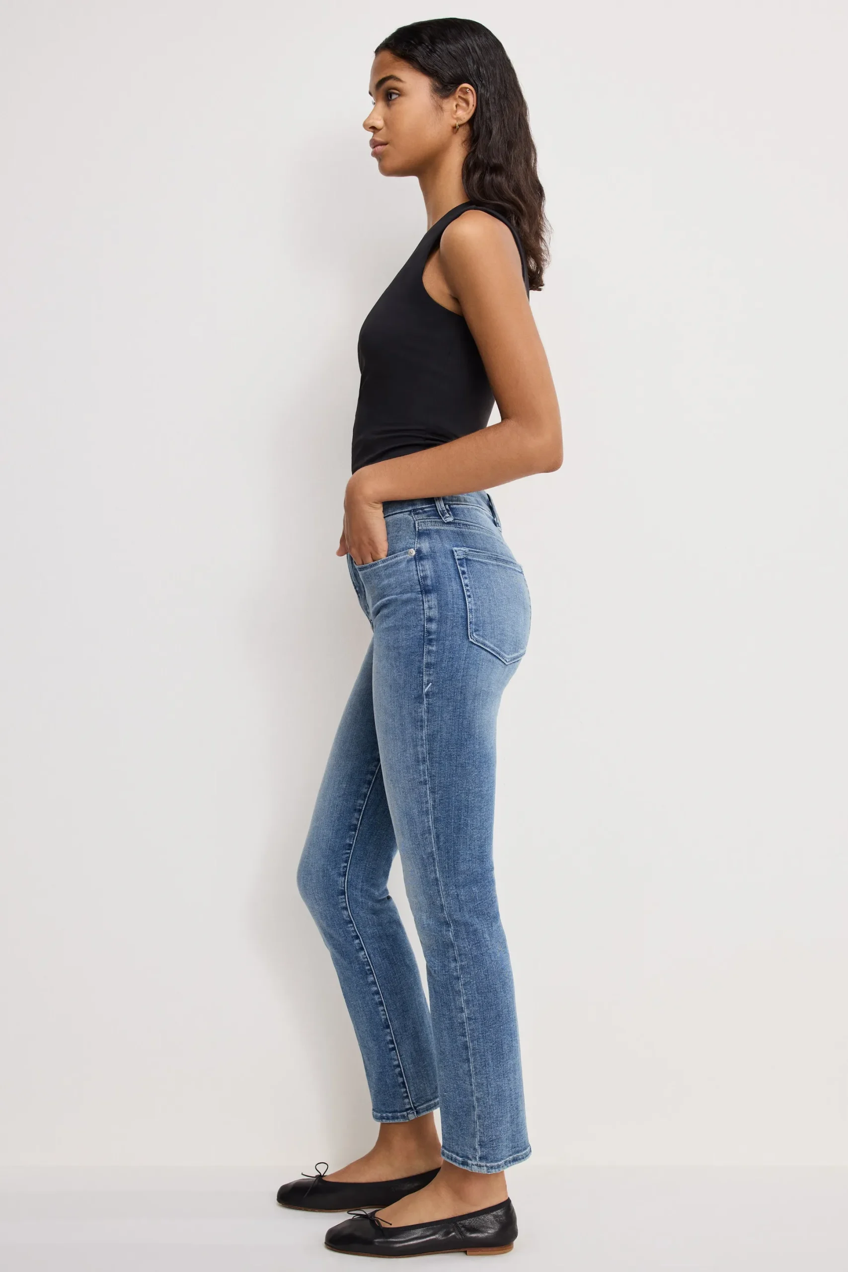 good legs straight jeans