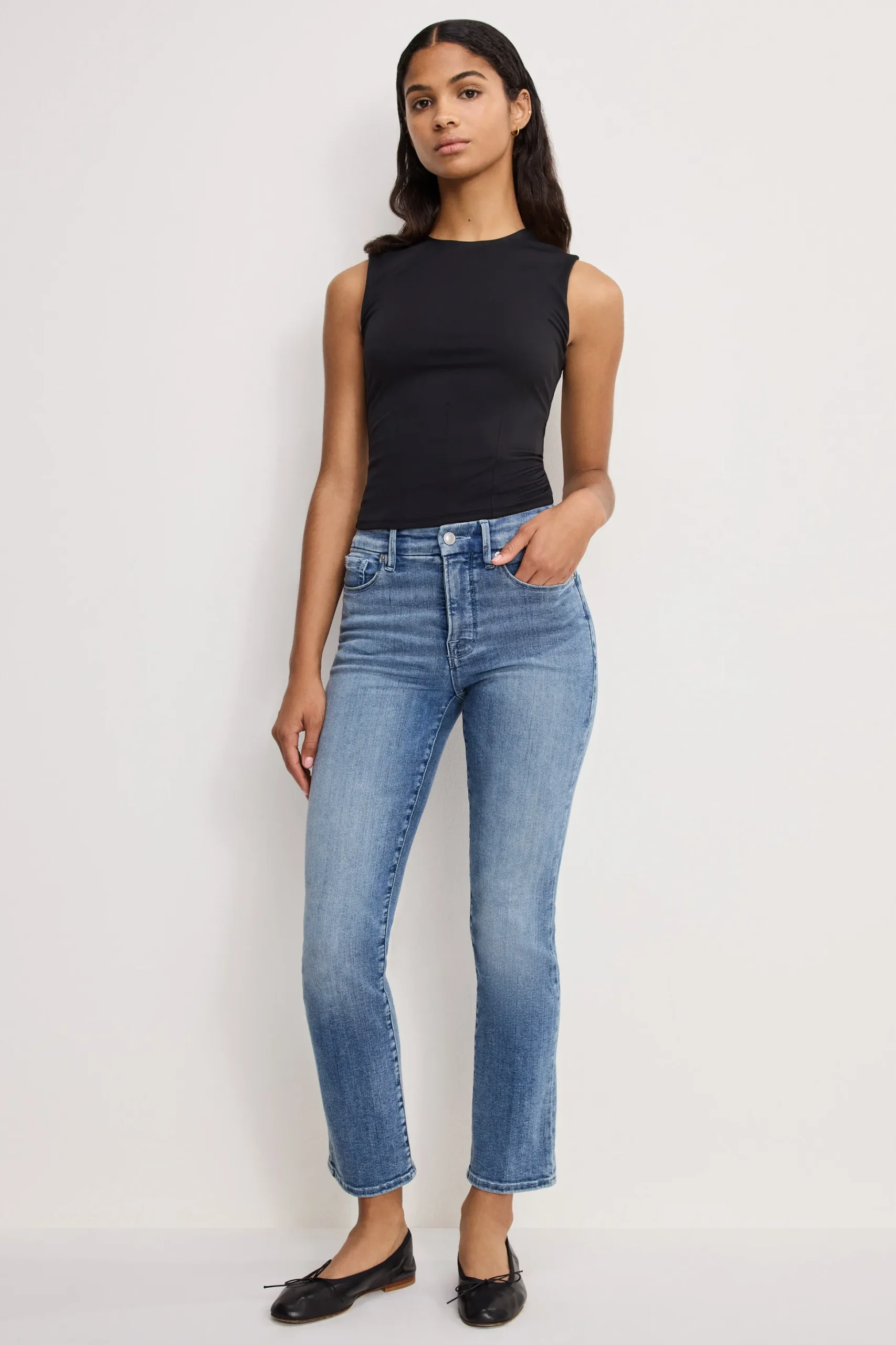 good legs straight jeans