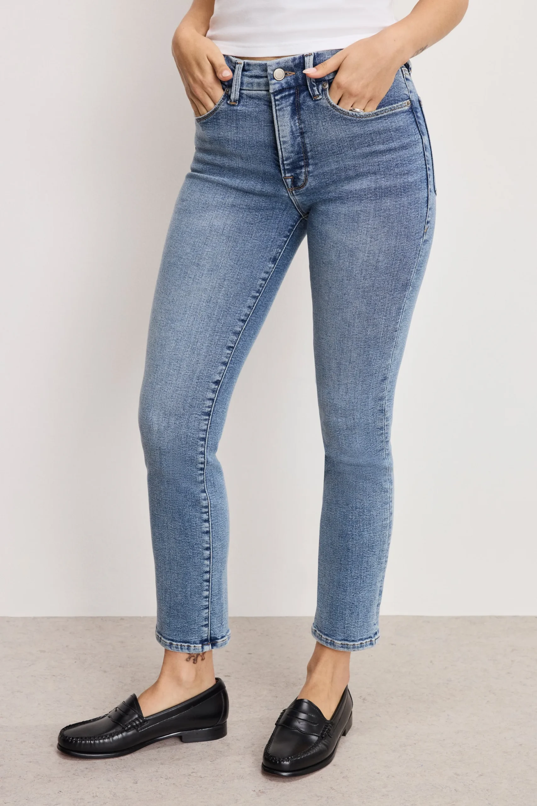 good legs straight jeans