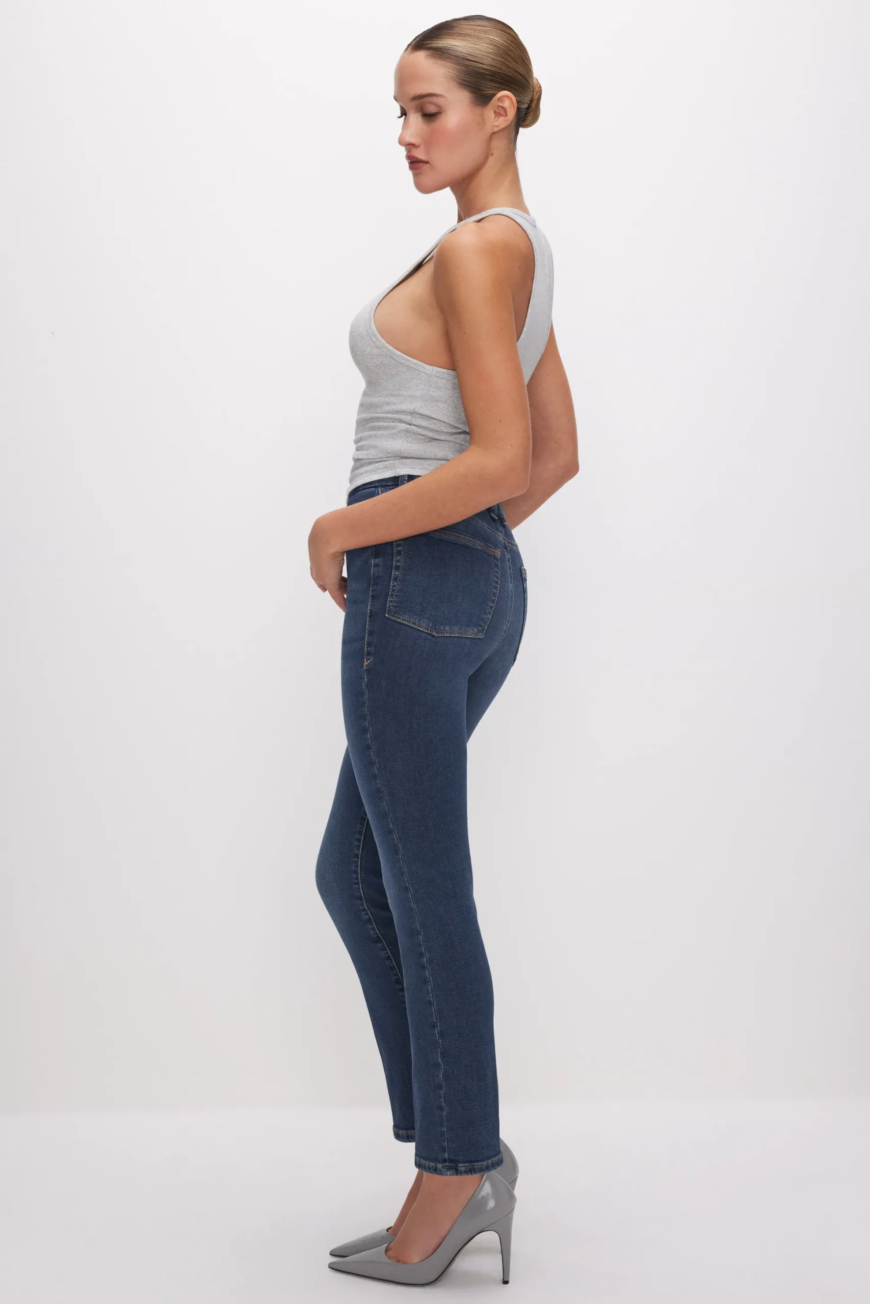 good legs straight jeans