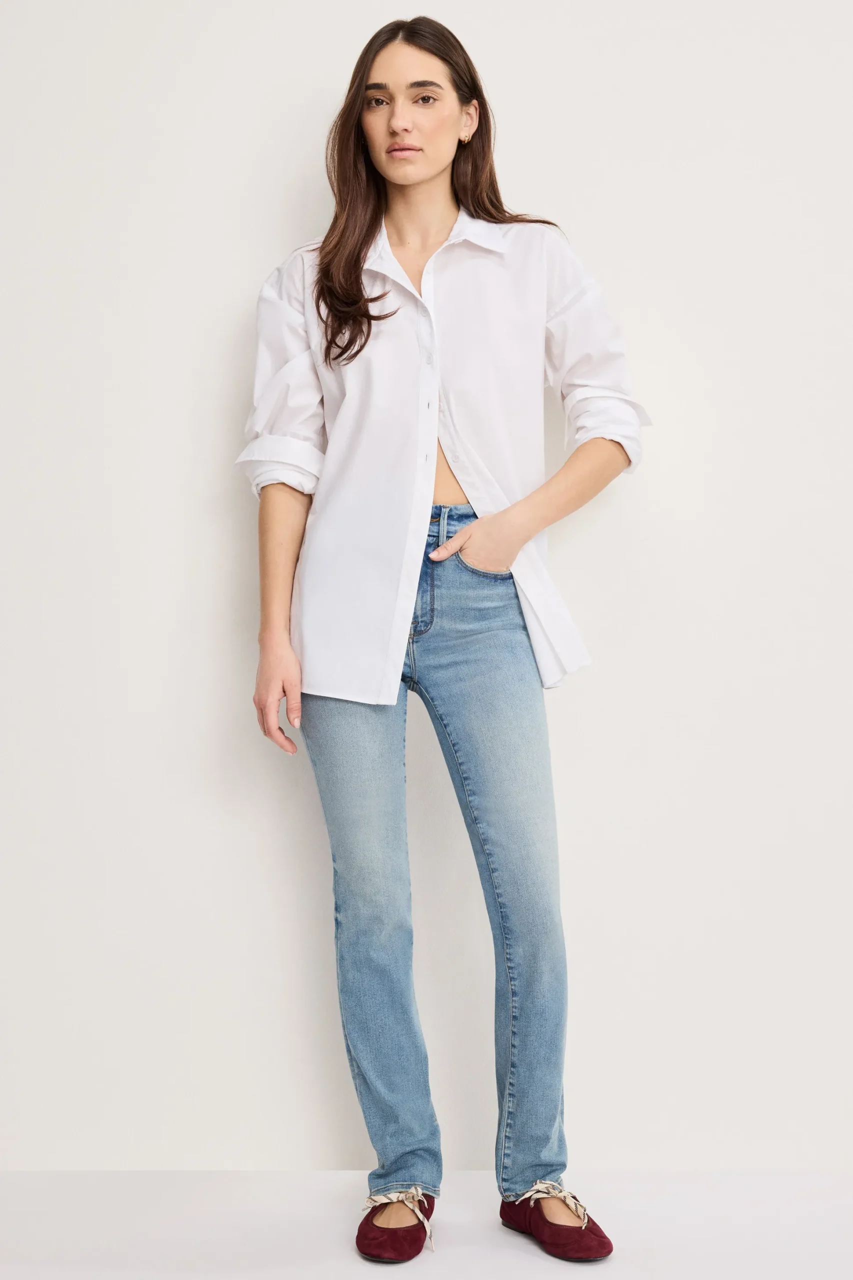good legs straight jeans long