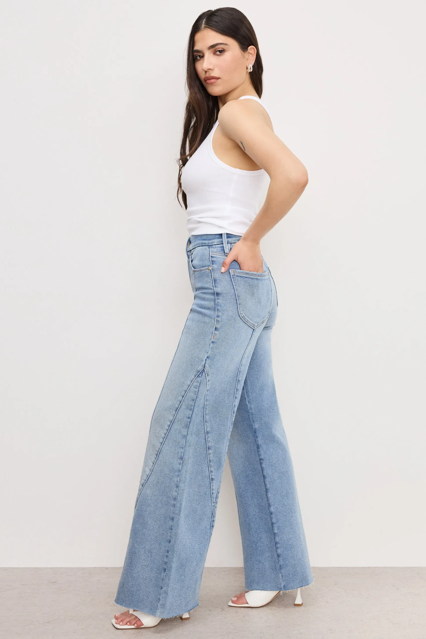good petite palazzo jeans