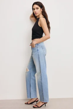 good relaxed straight jeans