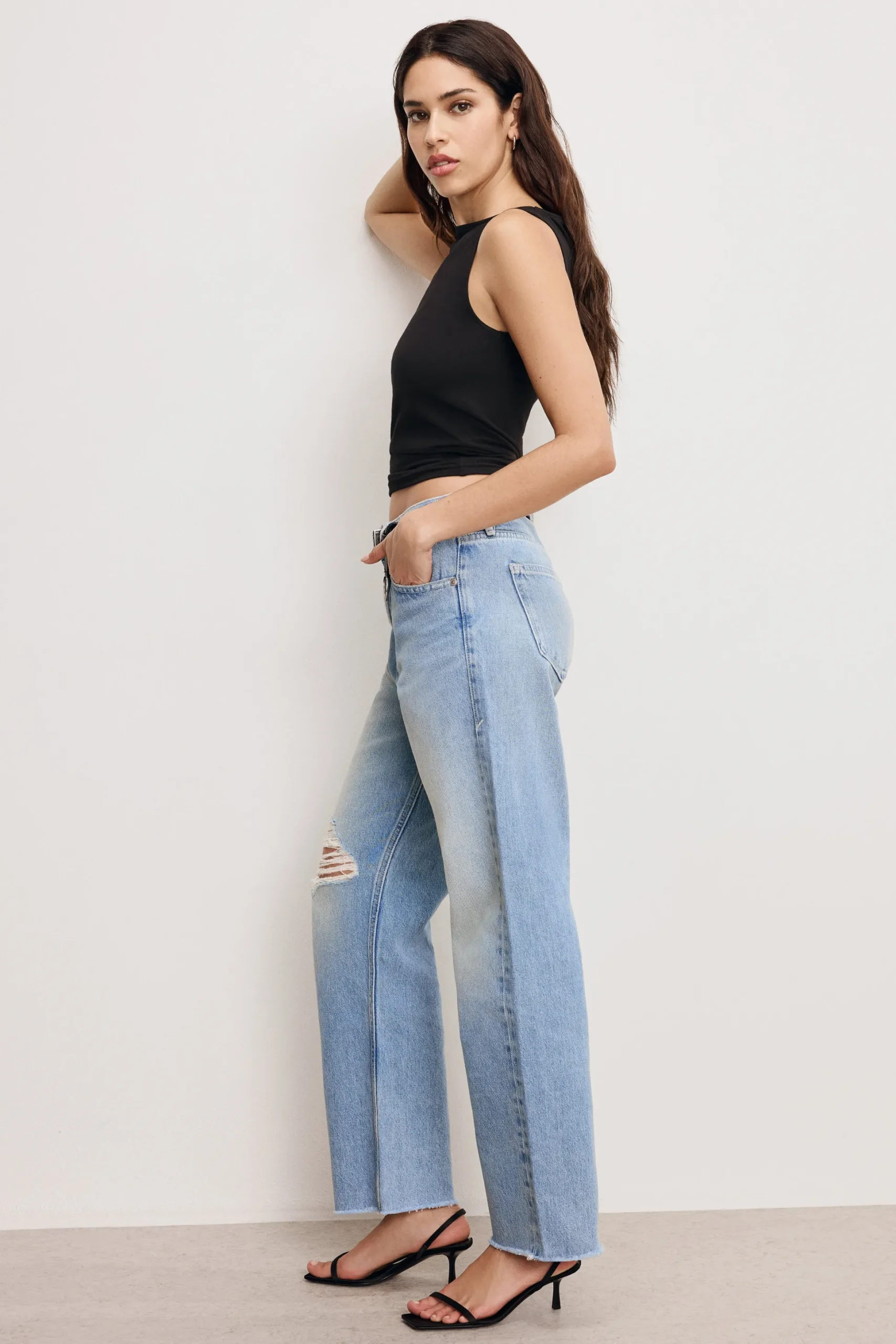 good relaxed straight jeans