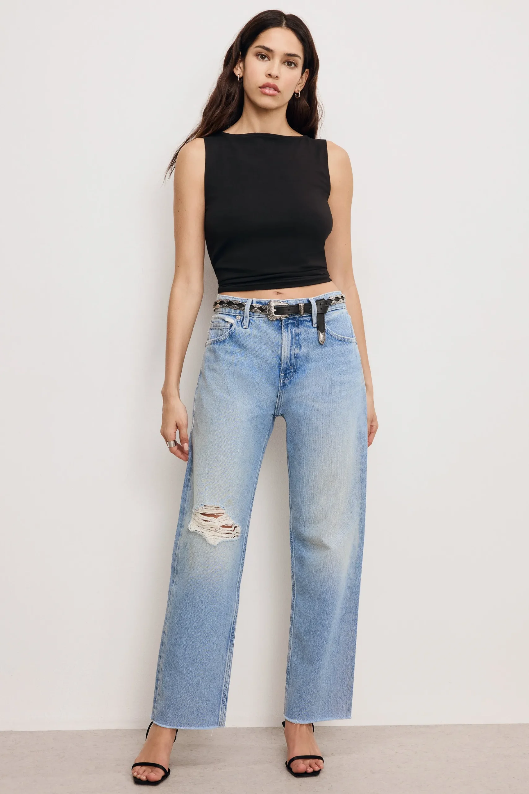 good relaxed straight jeans