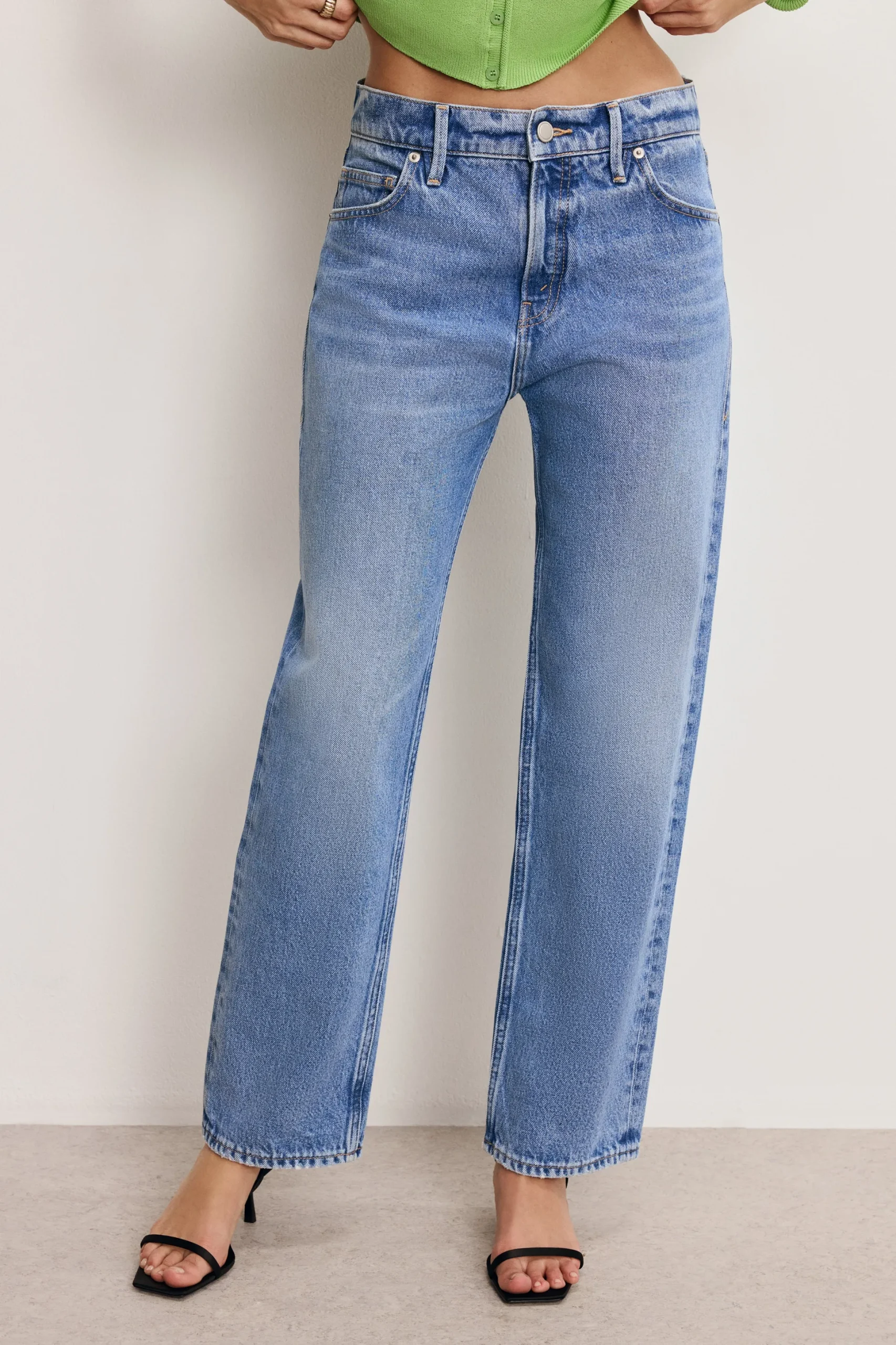good relaxed straight jeans