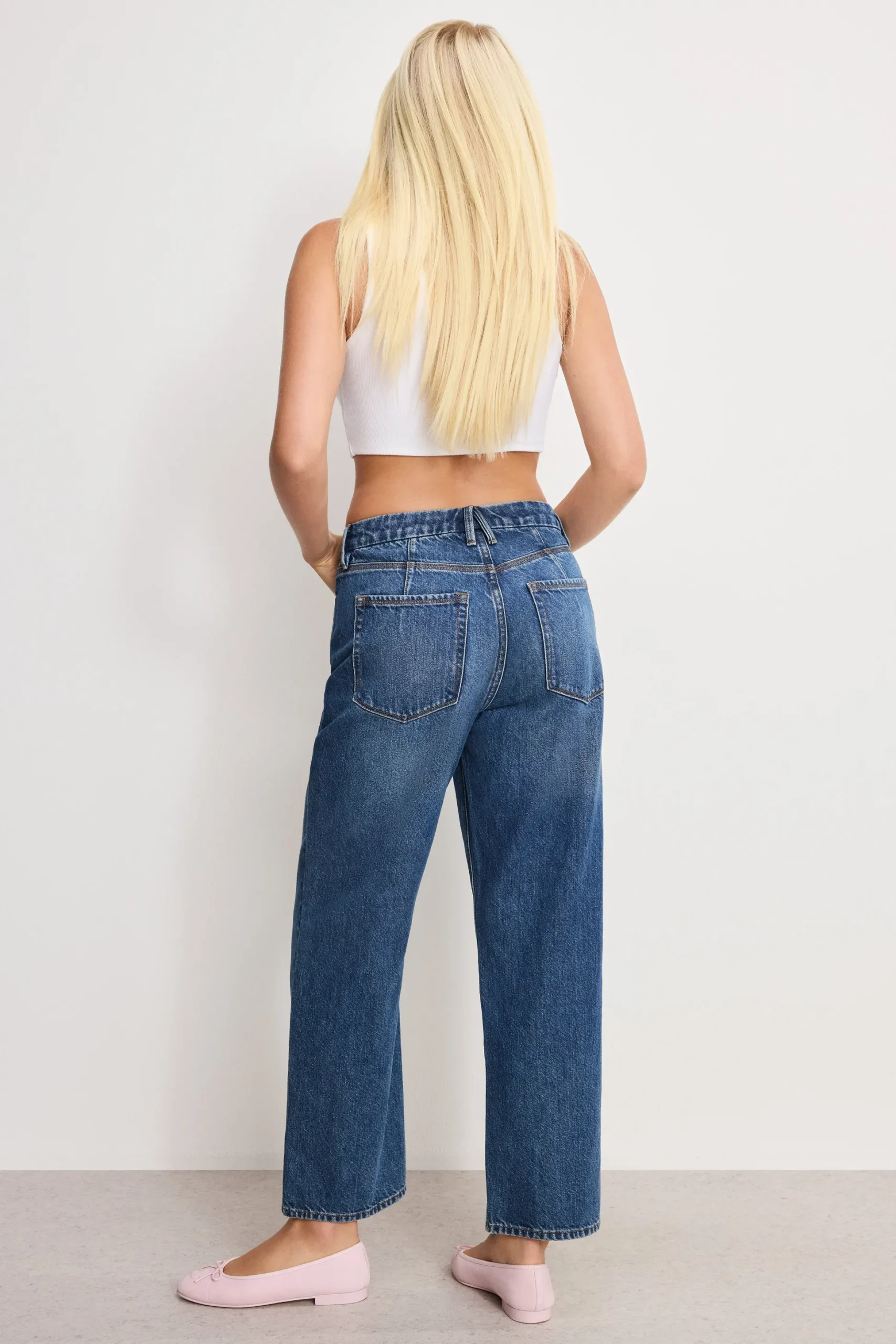 good 90s cropped relaxed jeans