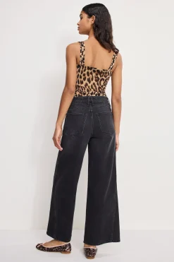 good skate cropped wide jeans