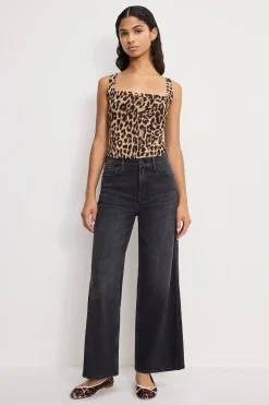 good skate cropped wide jeans
