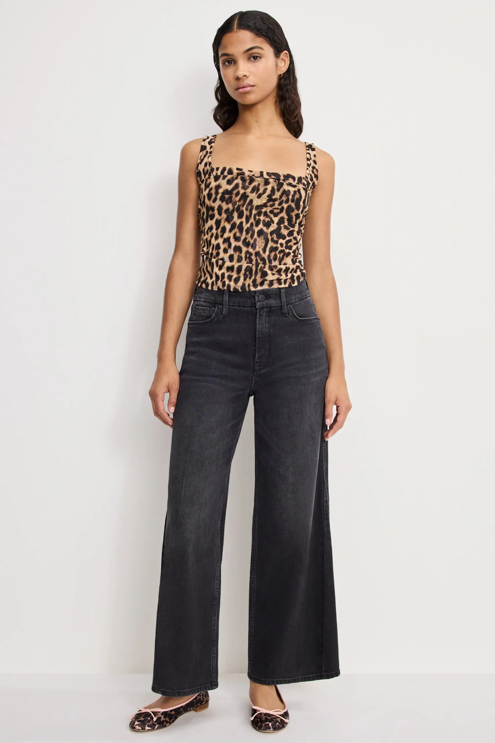 good skate cropped wide jeans