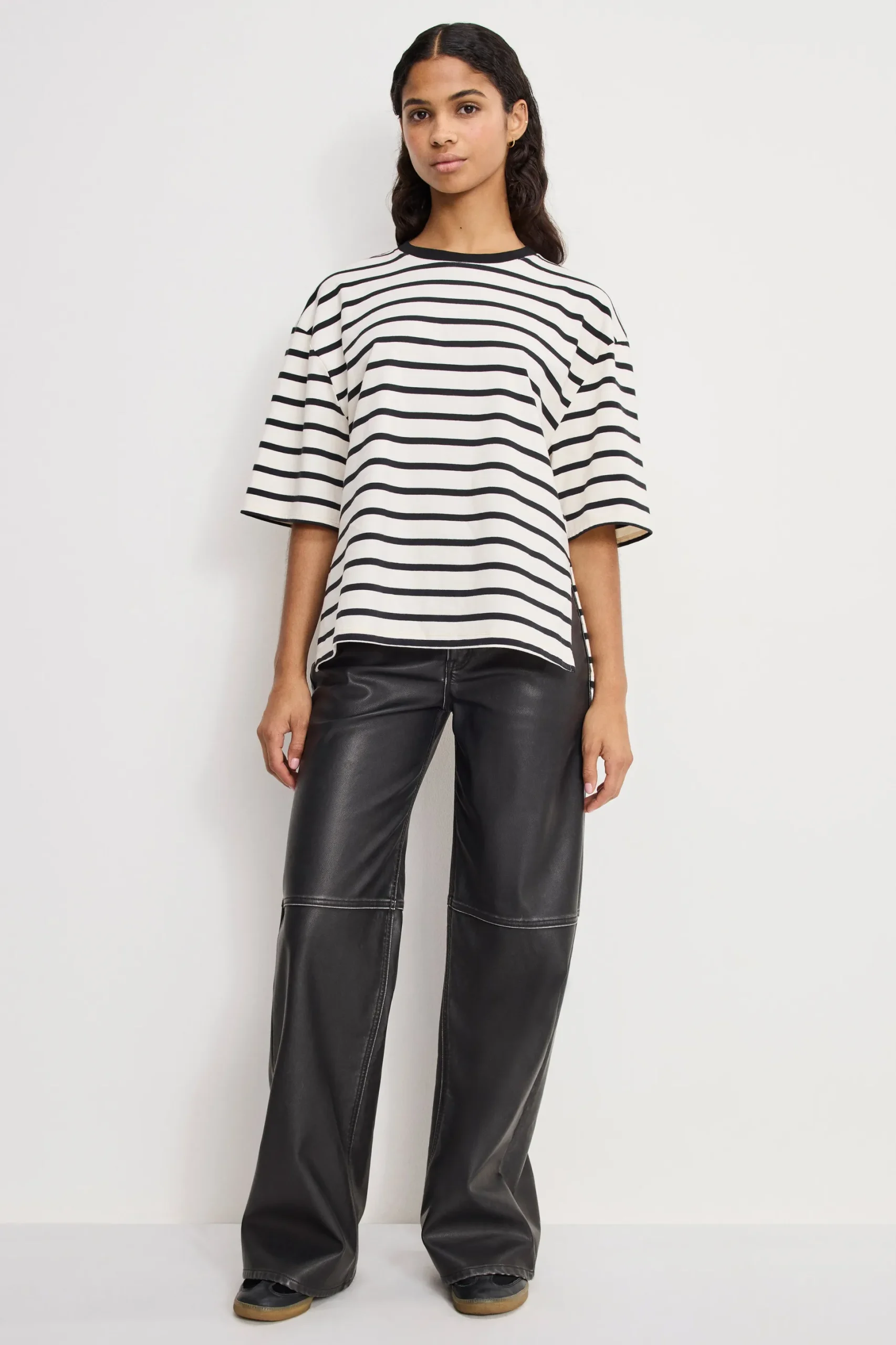 good skate faux leather pants