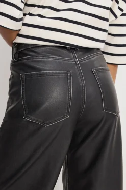 good skate faux leather pants