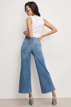 good skate wide cropped jeans