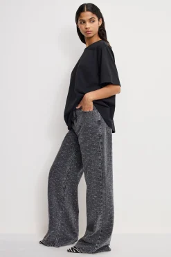 good skate wide crystal jeans