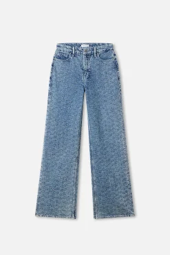 good skate wide crystal jeans
