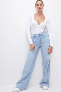 good skate wide leg jeans