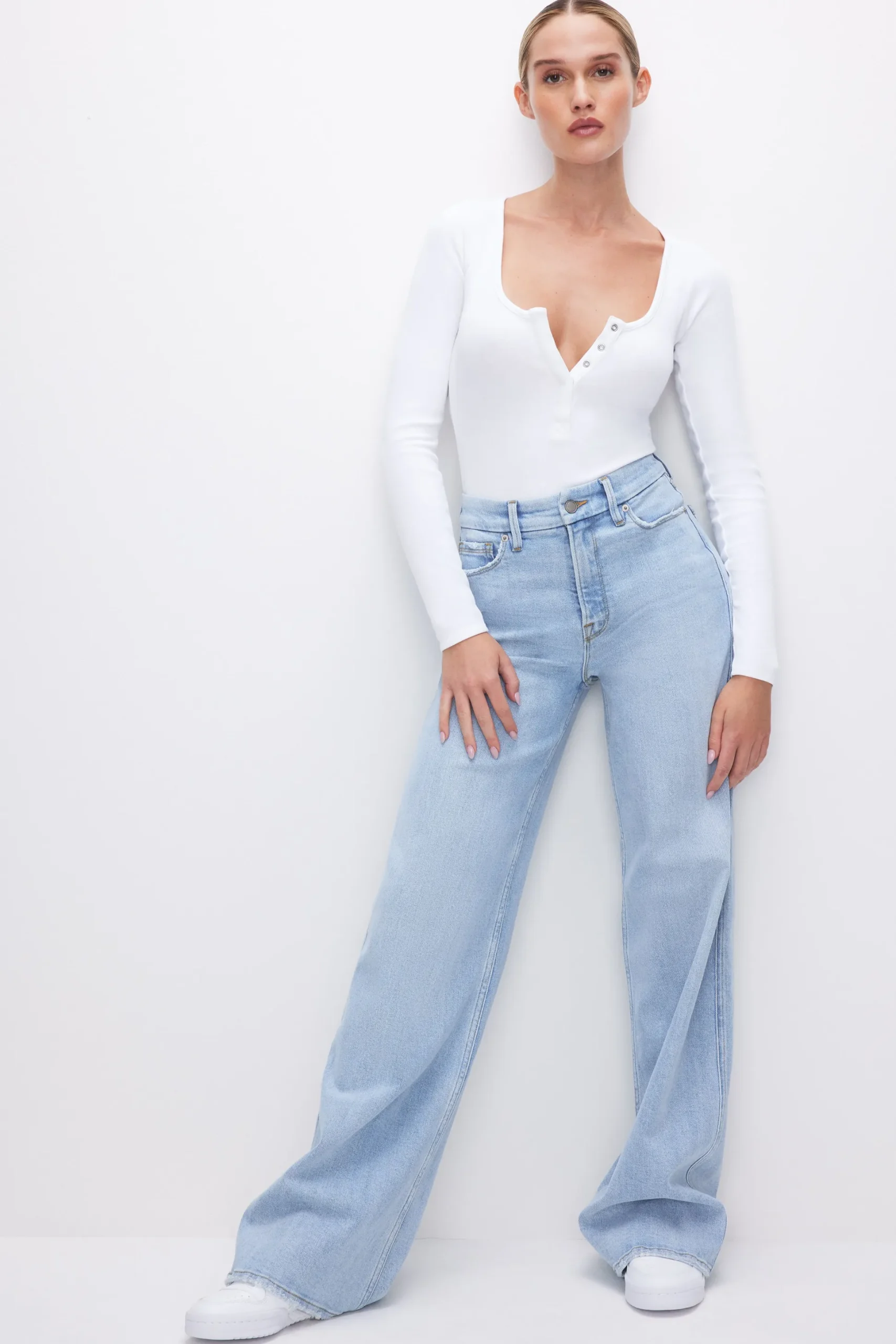 good skate wide leg jeans