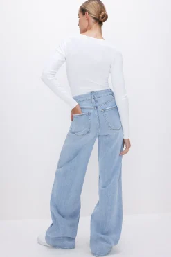 good skate wide leg jeans