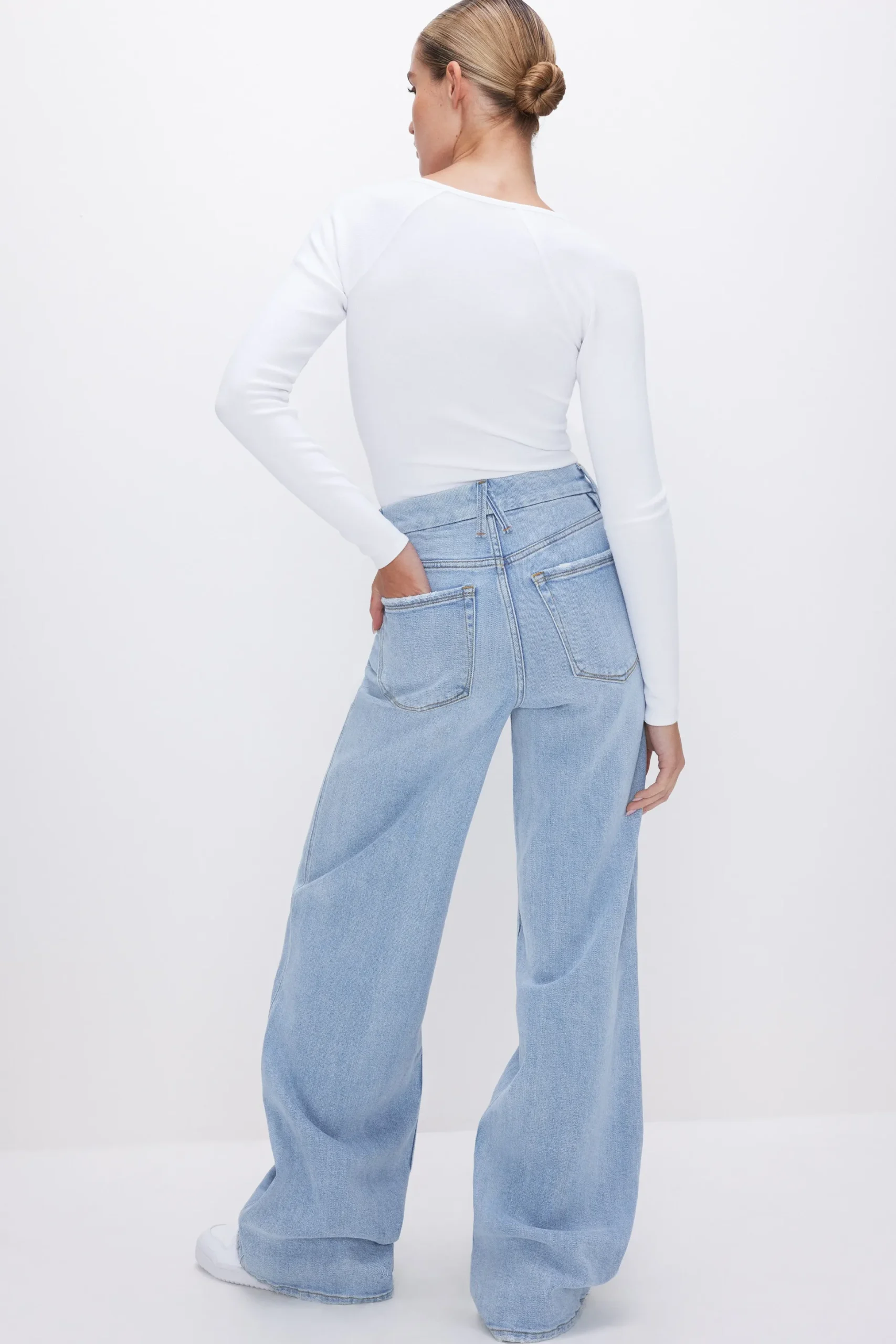 good skate wide leg jeans