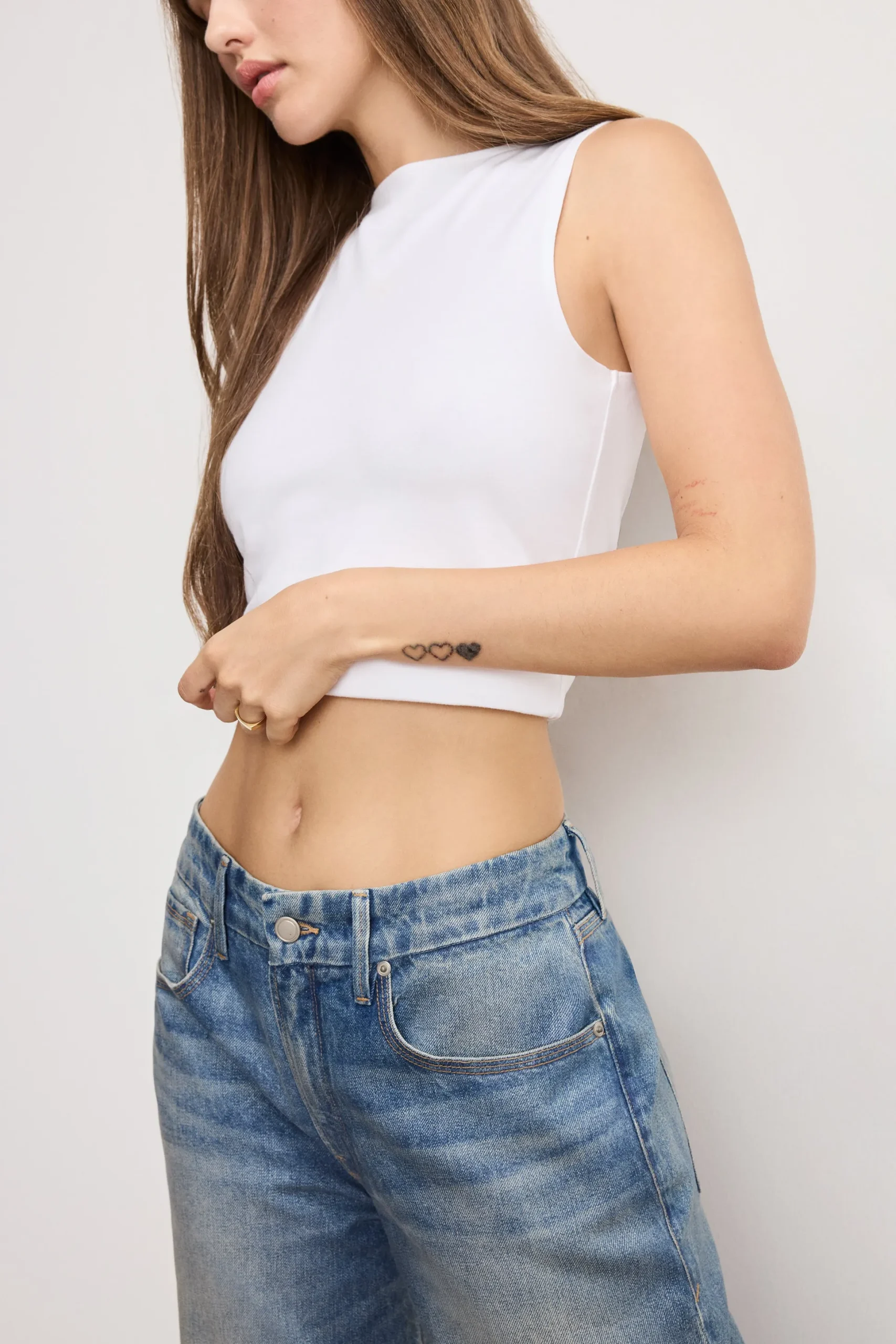 good 90s relaxed coated jeans